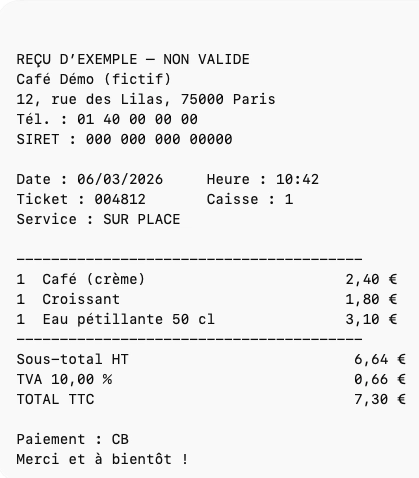 Foreign receipt being translated by Joy Pilot